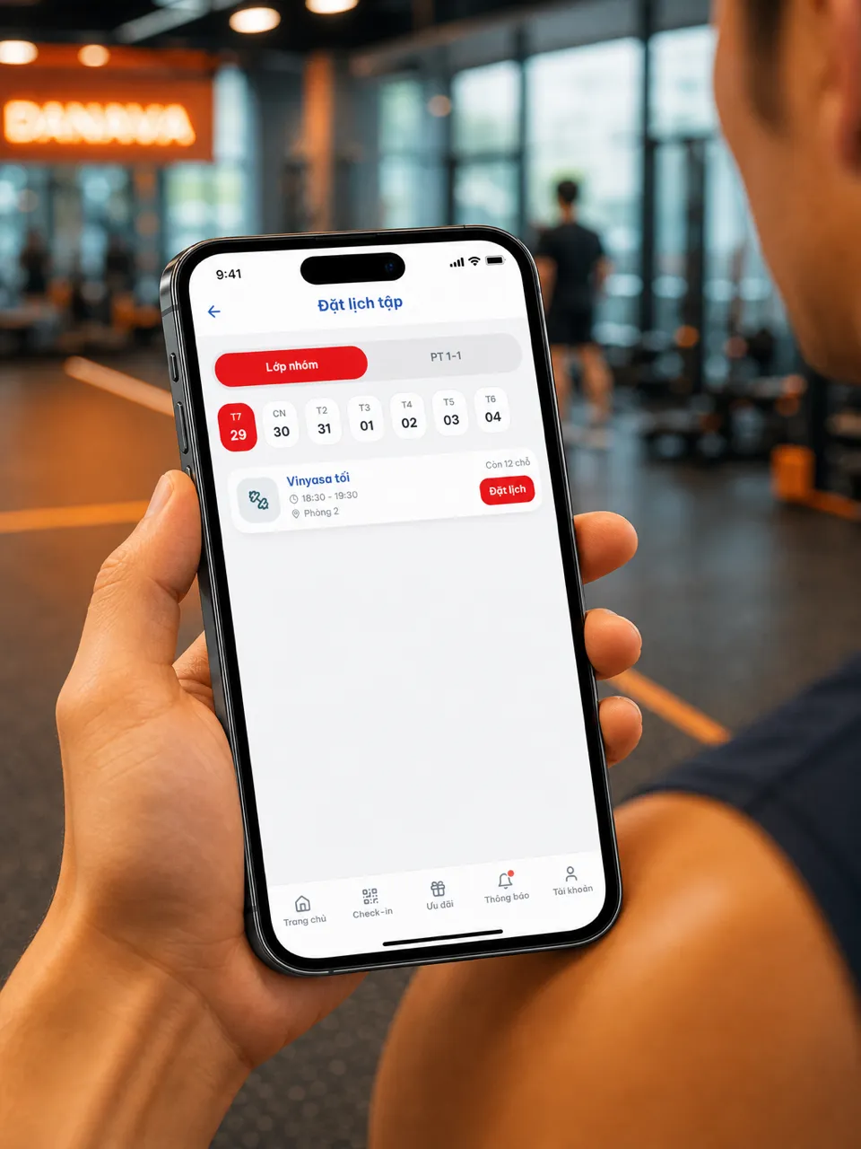 Phụ huynh xem ca bơi trên app