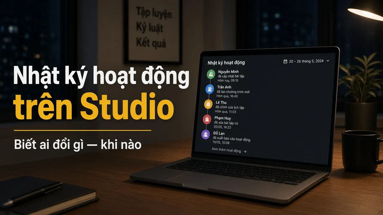 Nhật ký hoạt động trên Studio: đọc thế nào khi có sự cố