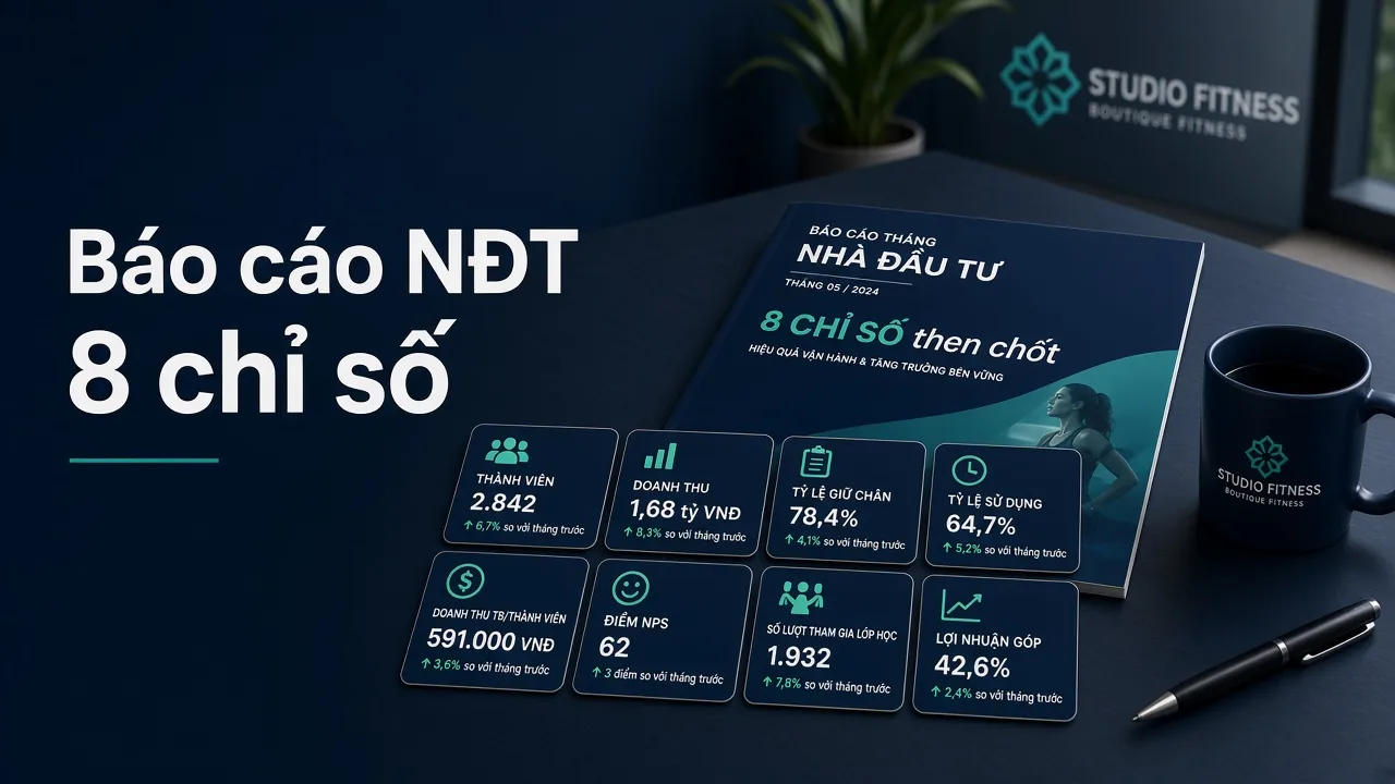Báo cáo NĐT hàng tháng: 8 chỉ số vận hành