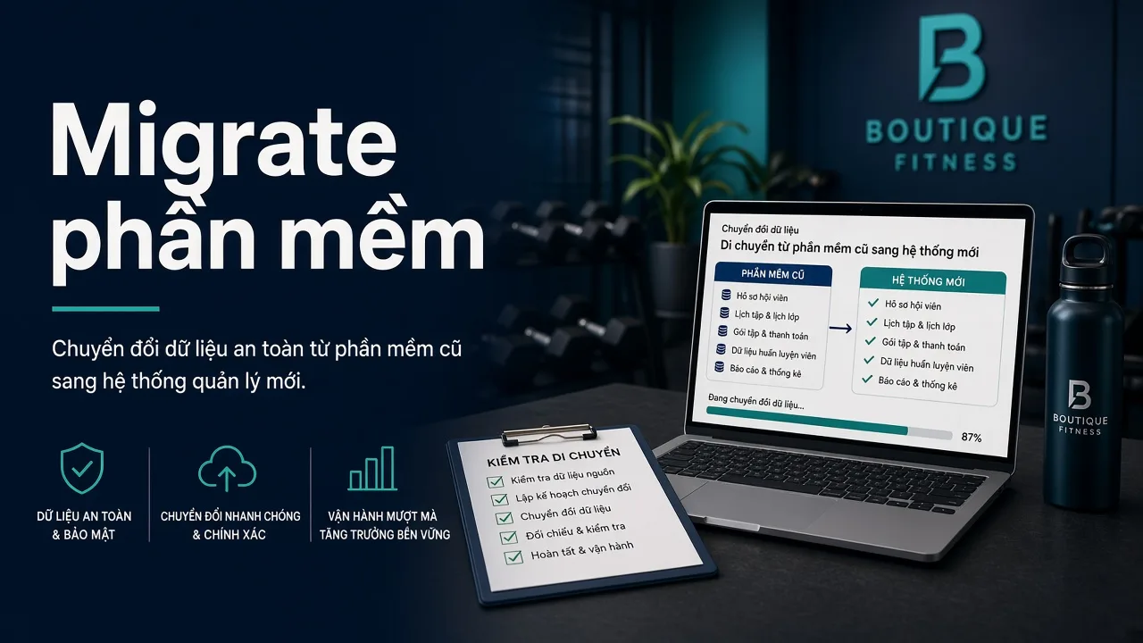 Migrate từ phần mềm cũ sang Studio: checklist dữ liệu