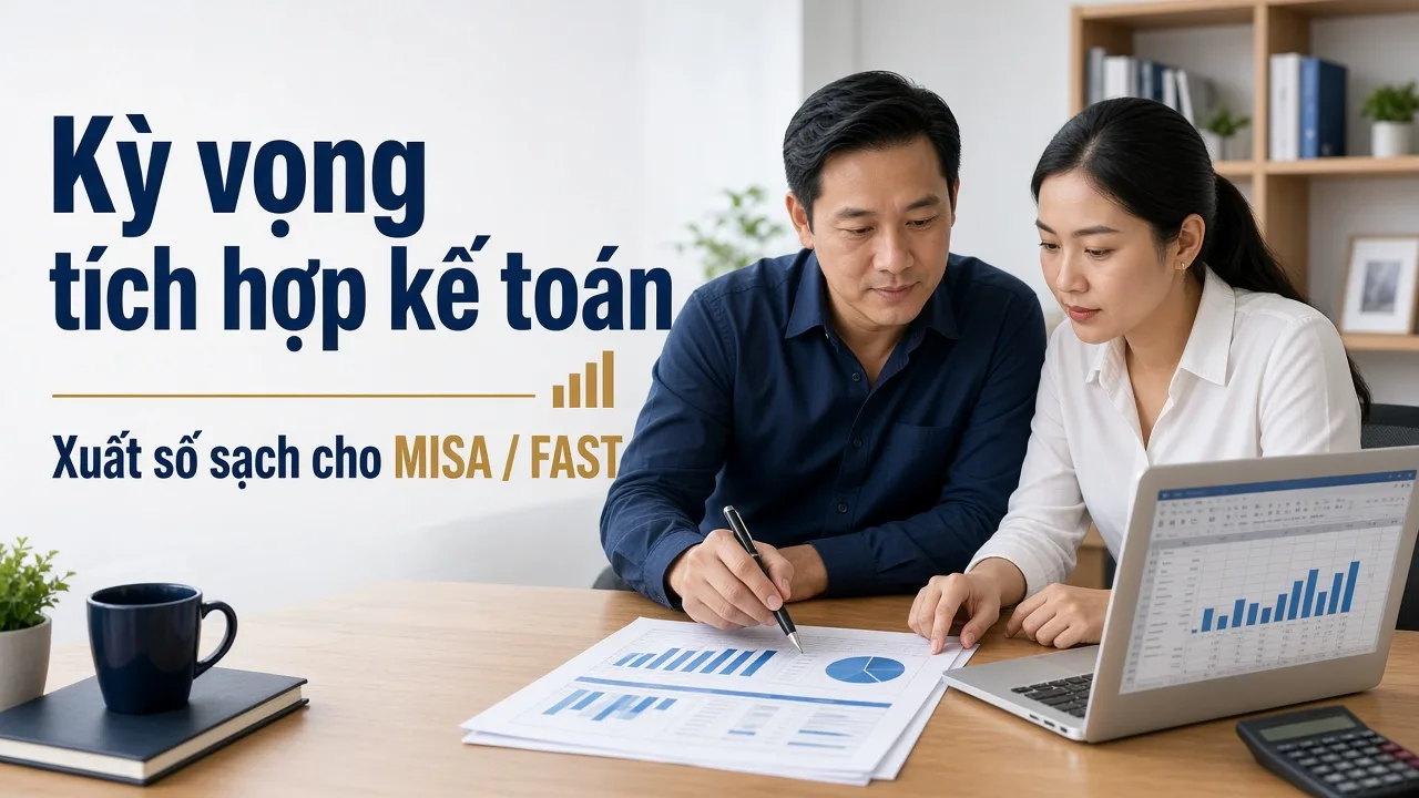 Kỳ vọng tích hợp kế toán (MISA/FAST): checklist cho chủ CLB
