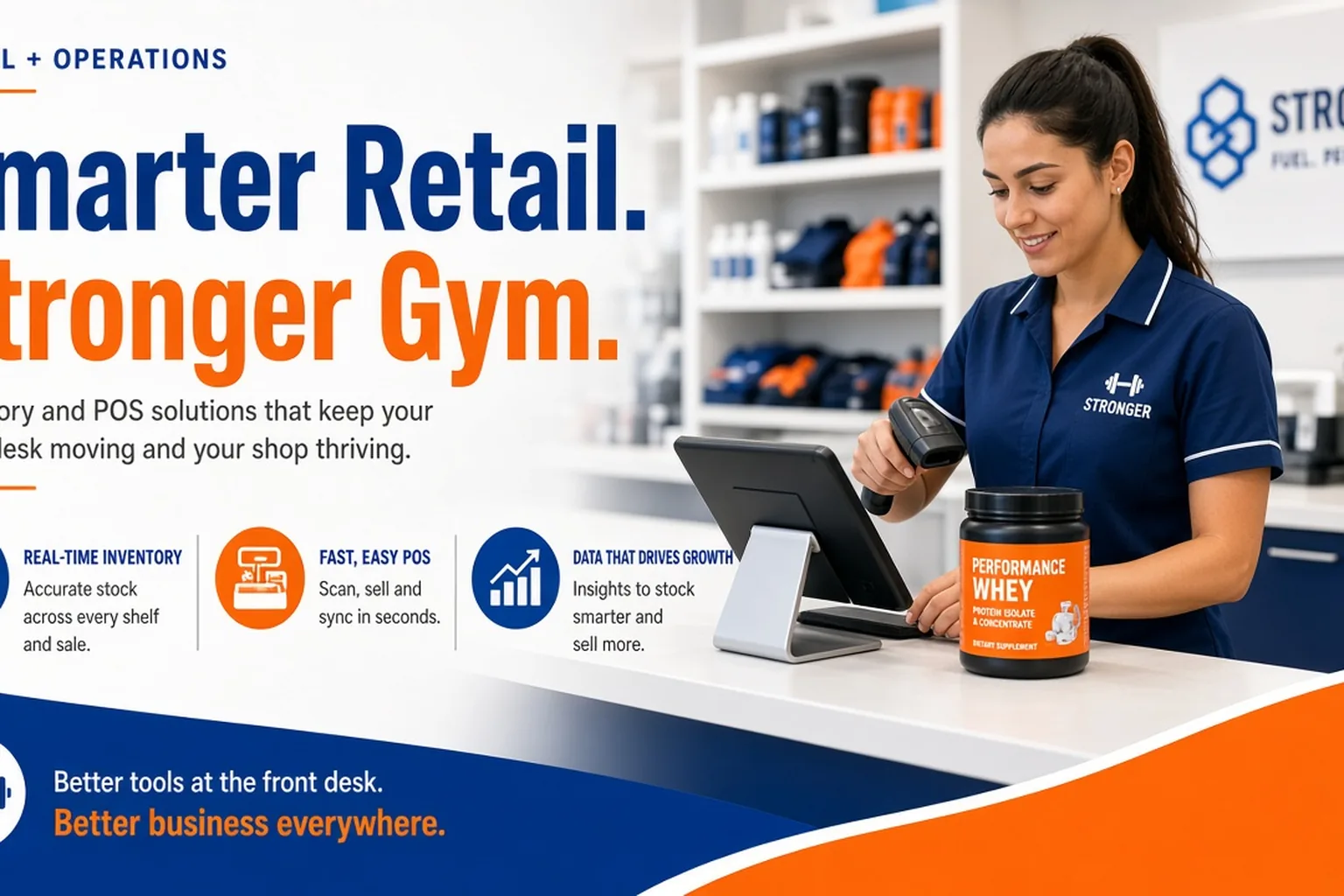 Bán lẻ & tồn kho tại quầy POS trên Studio