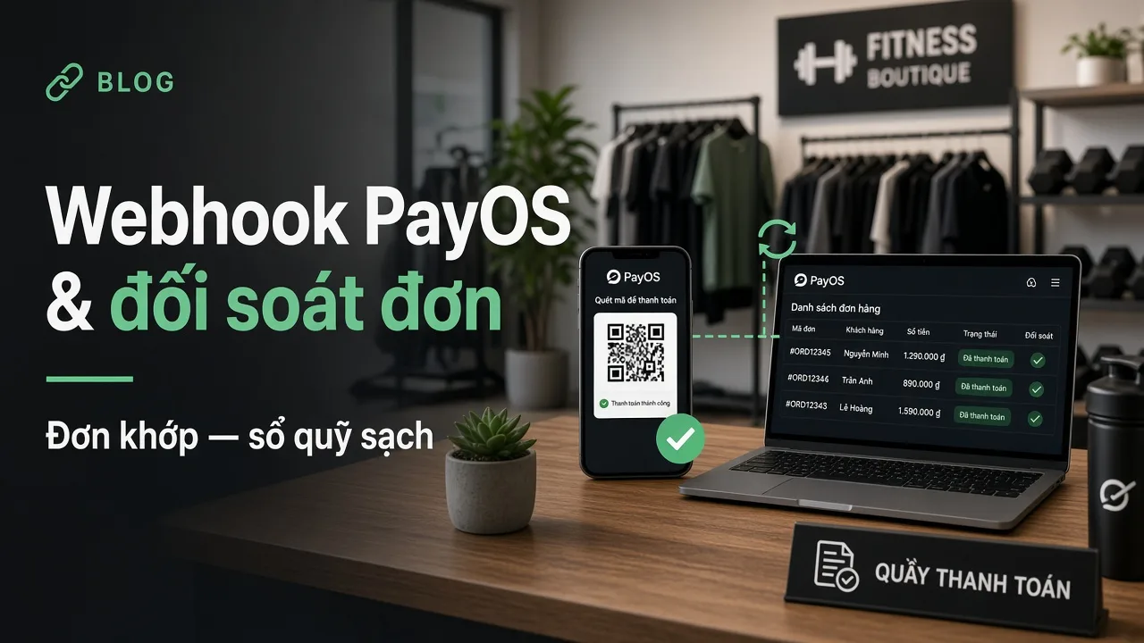 Webhook PayOS cho phòng tập: cấu hình đúng để đơn online khớp gói